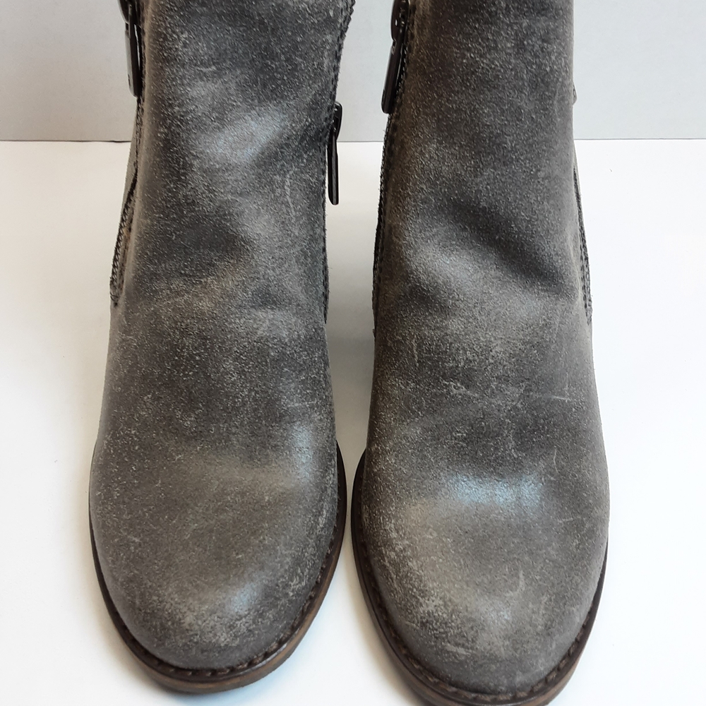 Lucky Brand Charcoal Ankle Booties